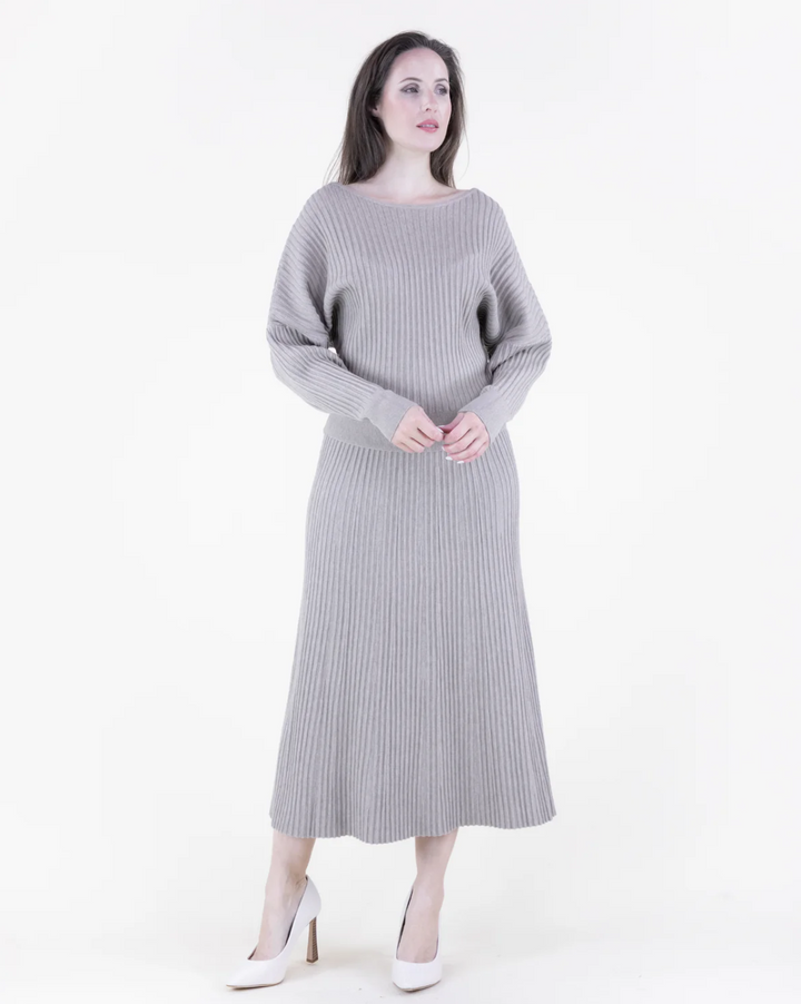 Desert Drift Ribbed Sweater