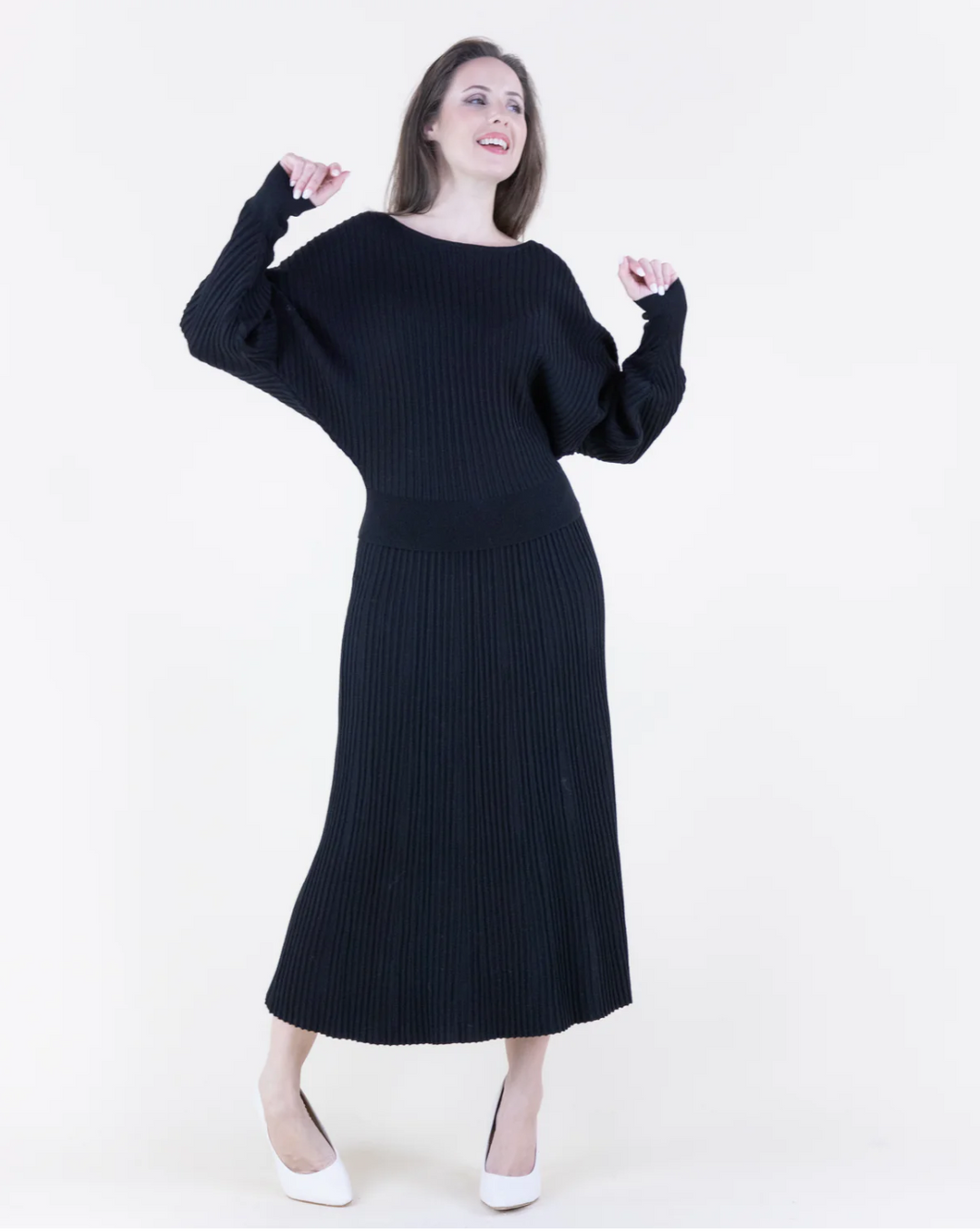 Desert Drift Ribbed Sweater