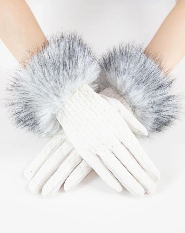 Sasha Fur Cuff Gloves