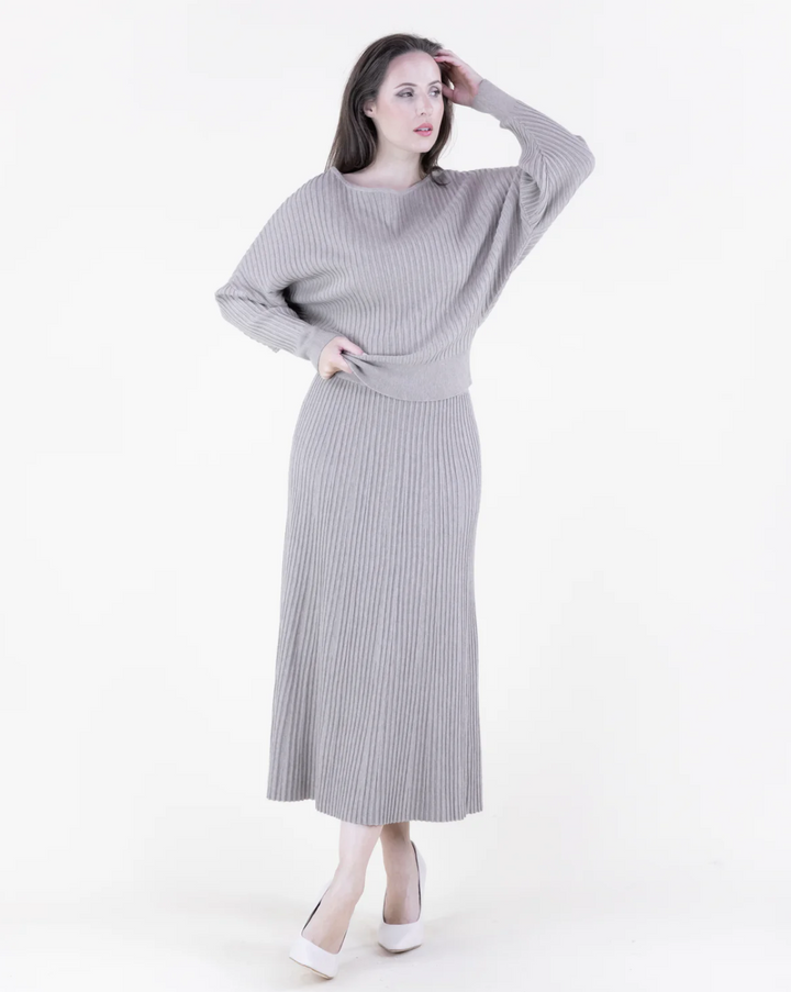 Desert Drift Ribbed Skirt