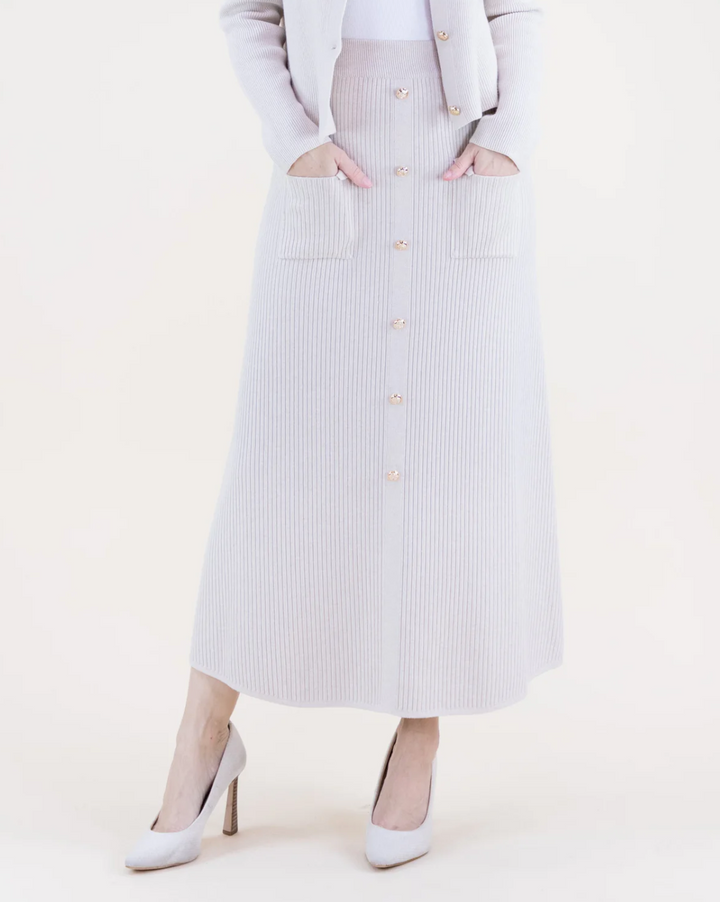 Canyon Ribbed Midi Skirt