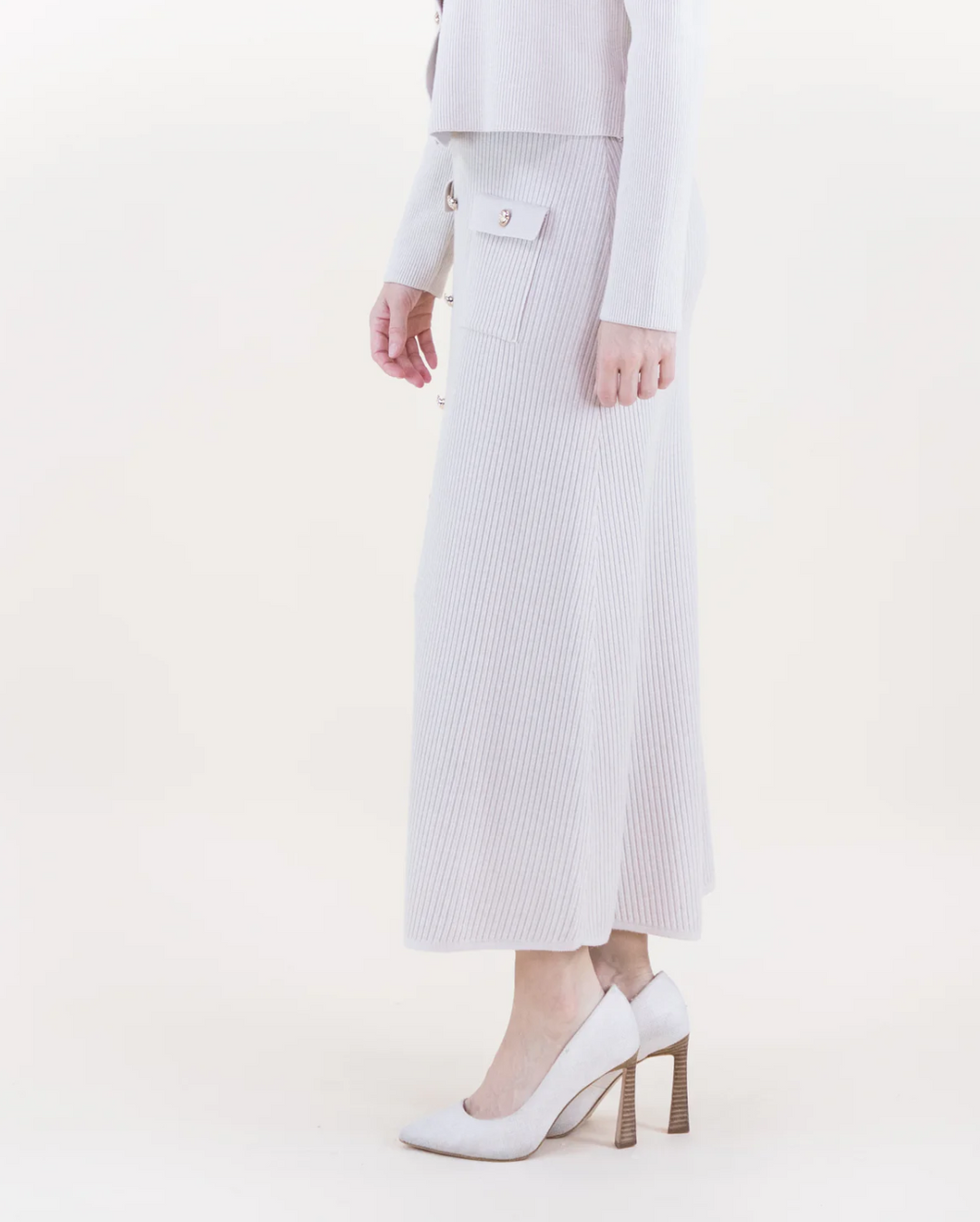 Canyon Ribbed Midi Skirt