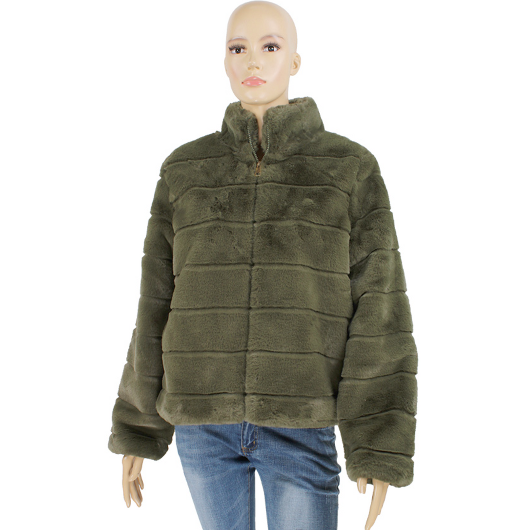 Tufted Teddy Fur Coat