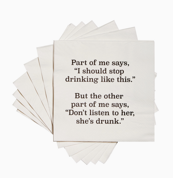 I Should Stop Drinking Cocktail Napkins