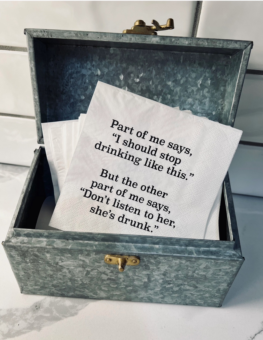 I Should Stop Drinking Cocktail Napkins