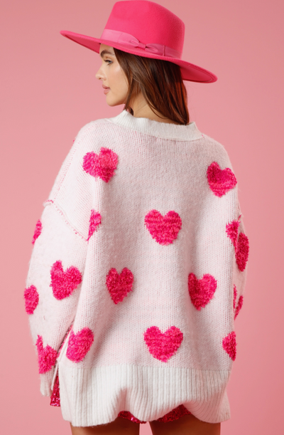 Be Mine Heart Sweater