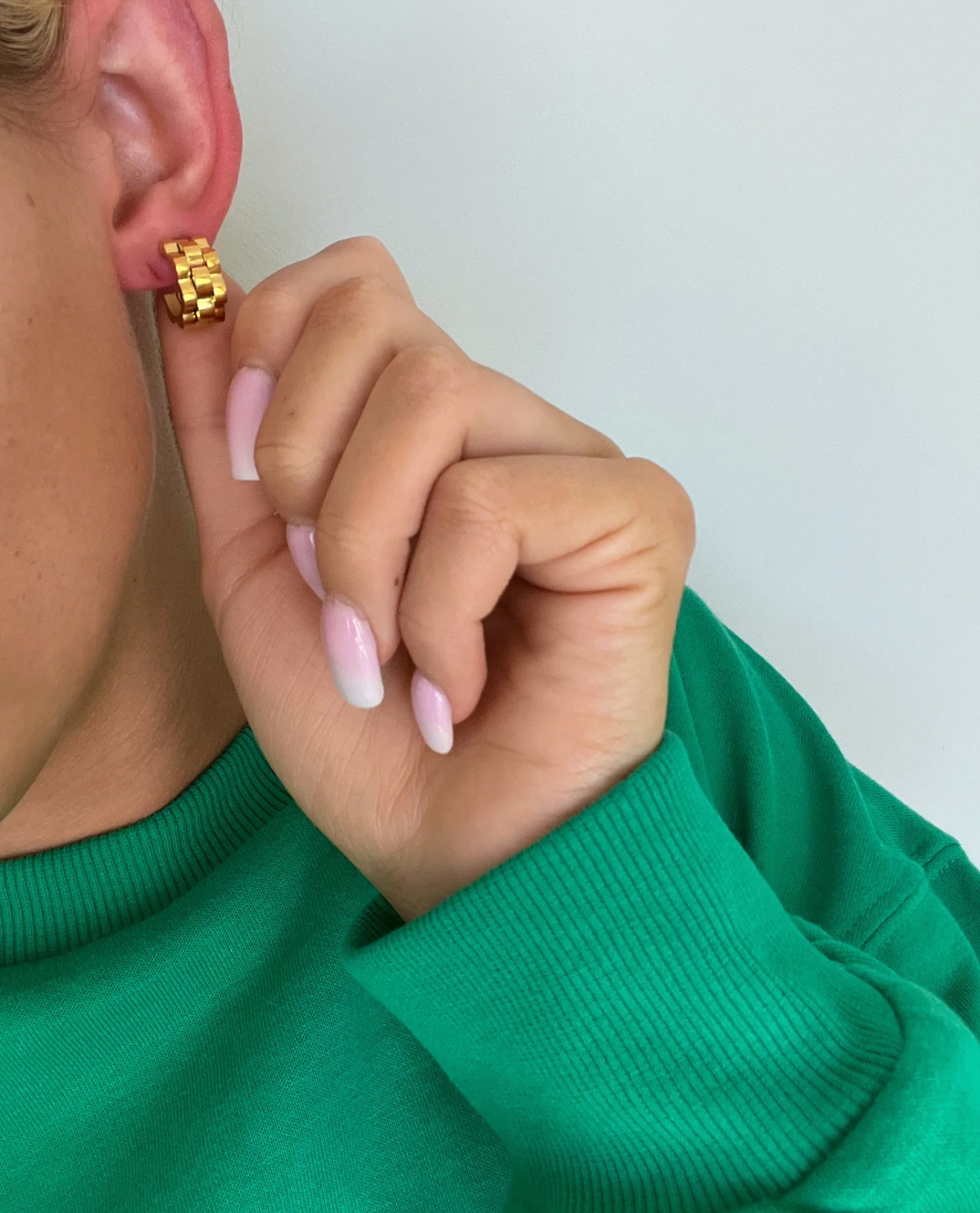 Rolly Gold Hoops