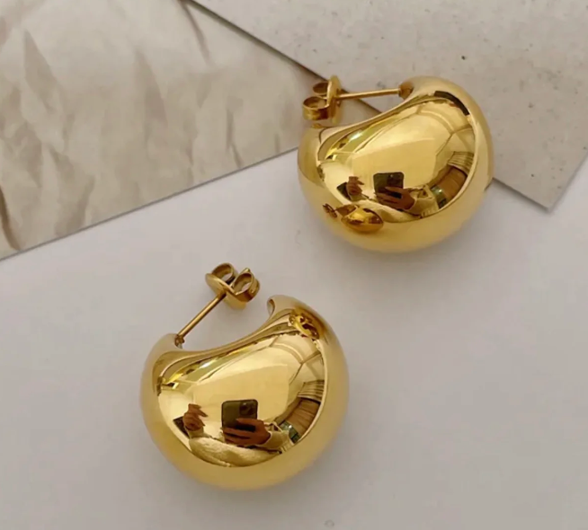 Kendall Earrings, Gold