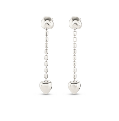 Cupido Earrings, Silver