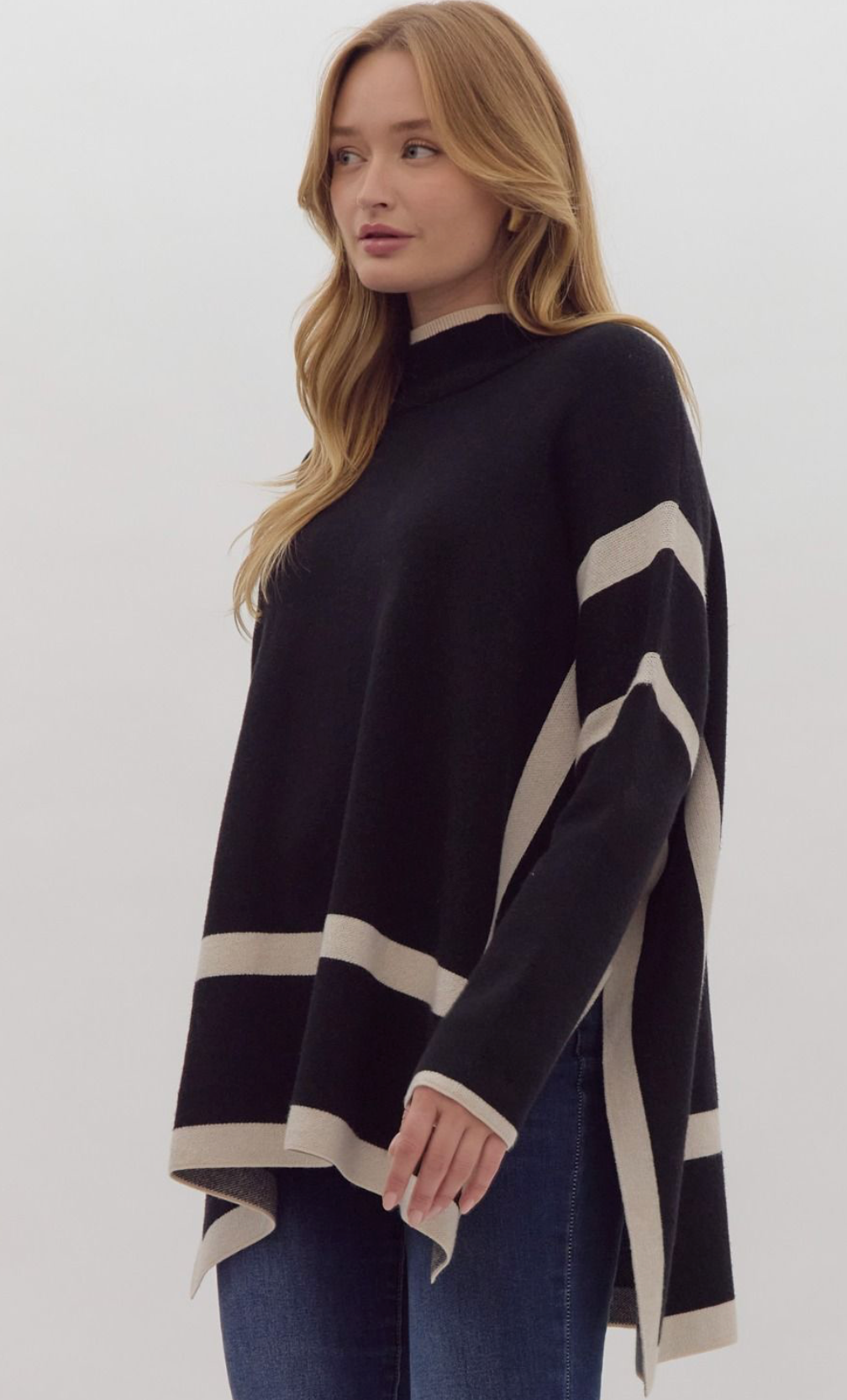 Toni 2 Tone Poncho