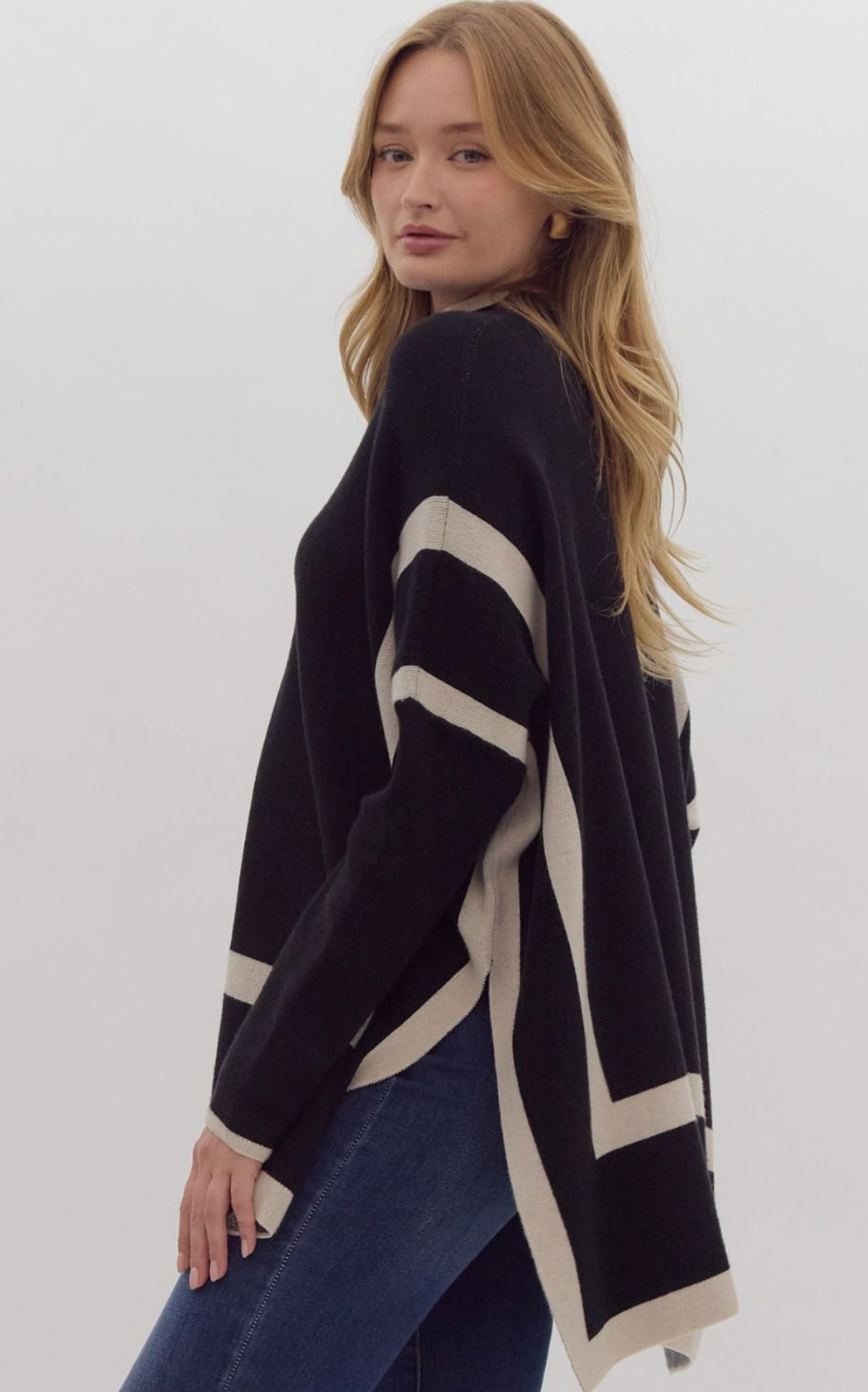 Toni 2 Tone Poncho