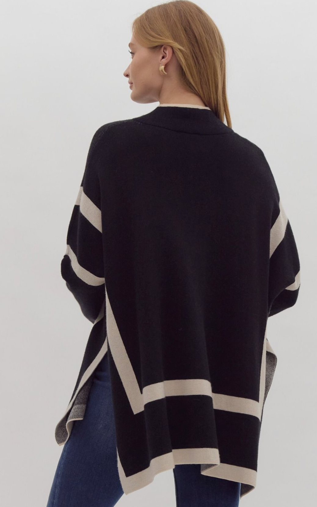 Toni 2 Tone Poncho