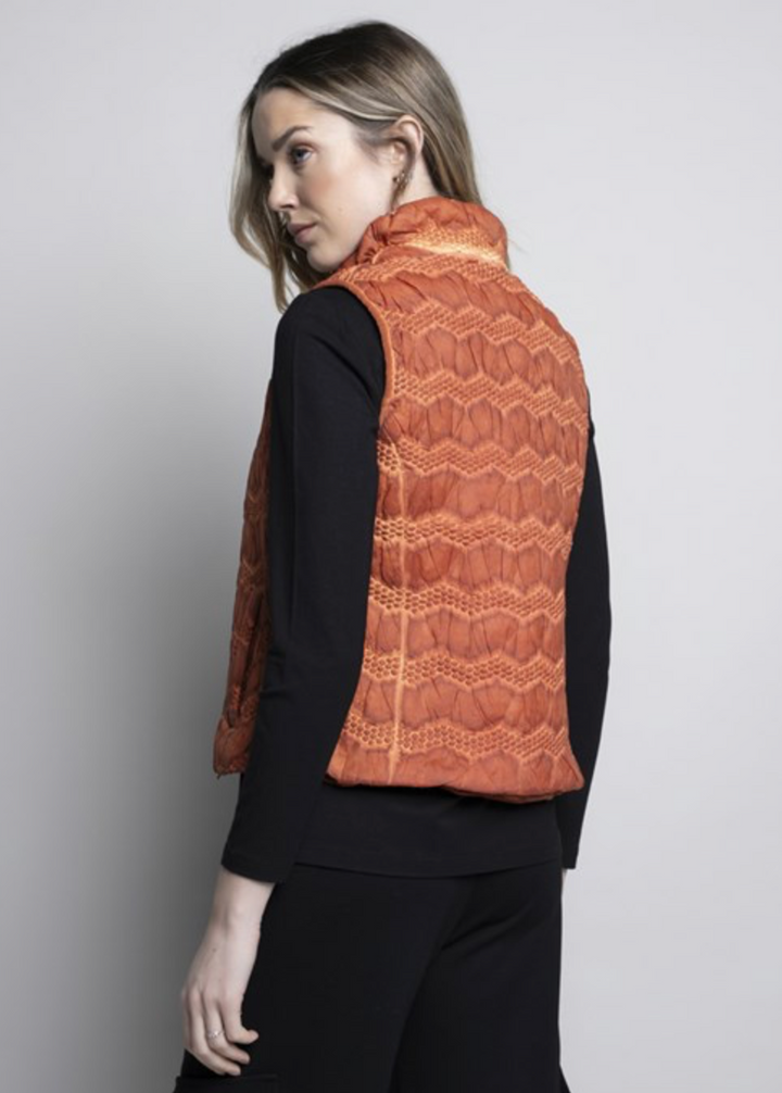 Terracotta Pucker Vest