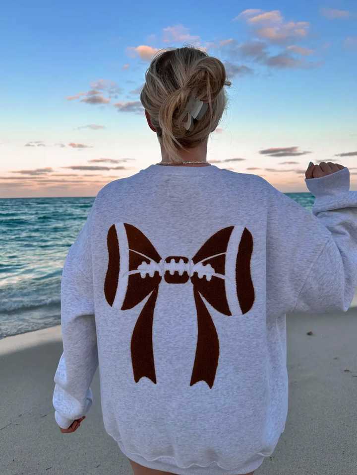 Football & Bows Sweatshirt