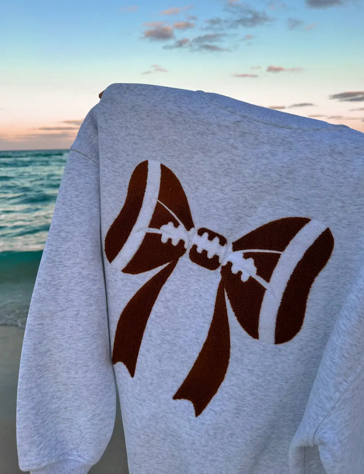 Football & Bows Sweatshirt