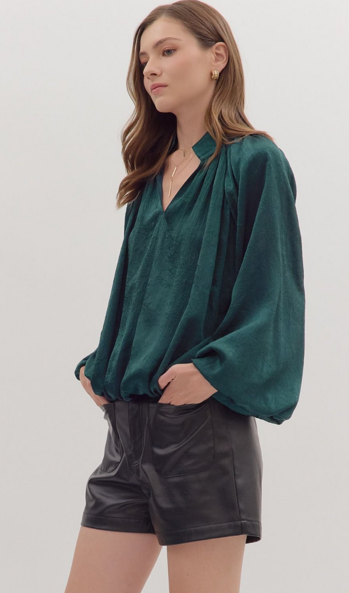 Fall Romance Satin Top