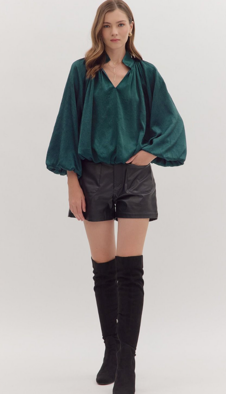 Fall Romance Satin Top