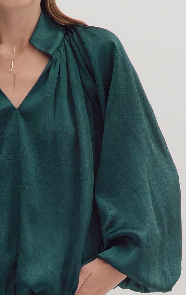 Fall Romance Satin Top