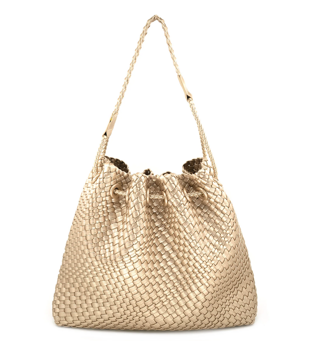 Aria Braided Bucket Bag