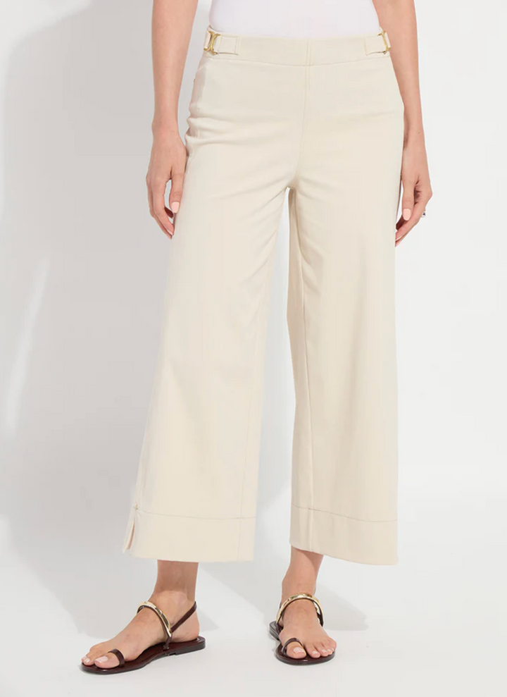 Chino Chic Wide Leg Crop