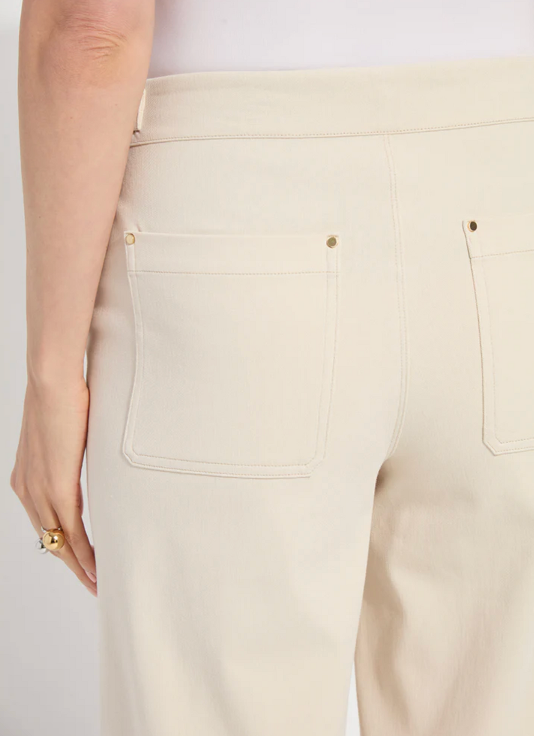 Chino Chic Wide Leg Crop