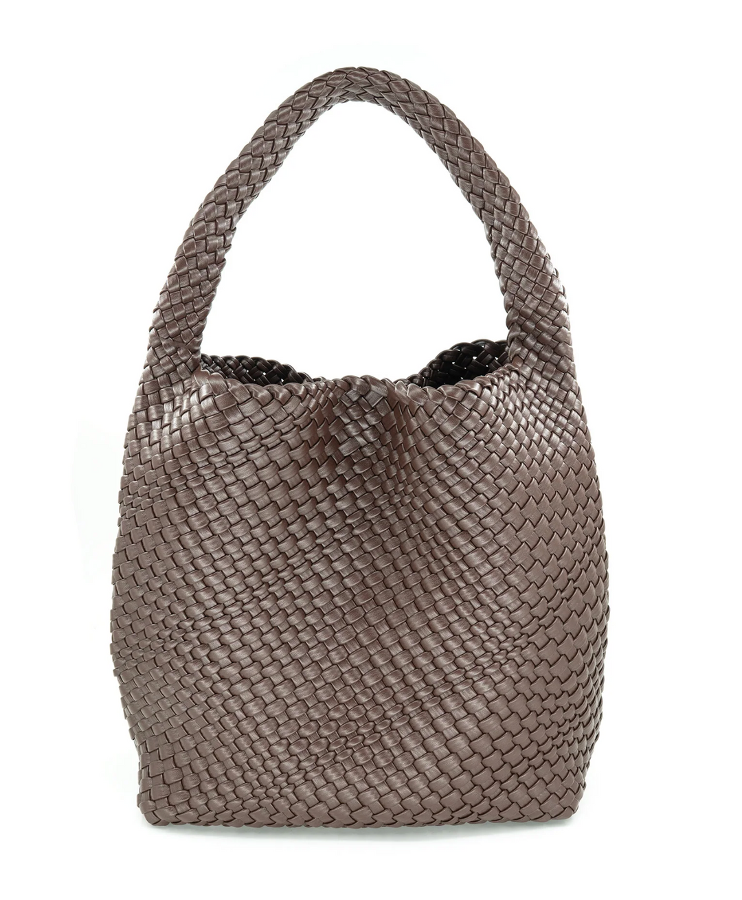 It Girl Woven Bucket Bag
