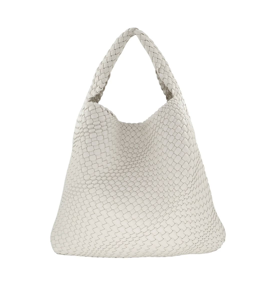 It Girl Woven Bucket Bag