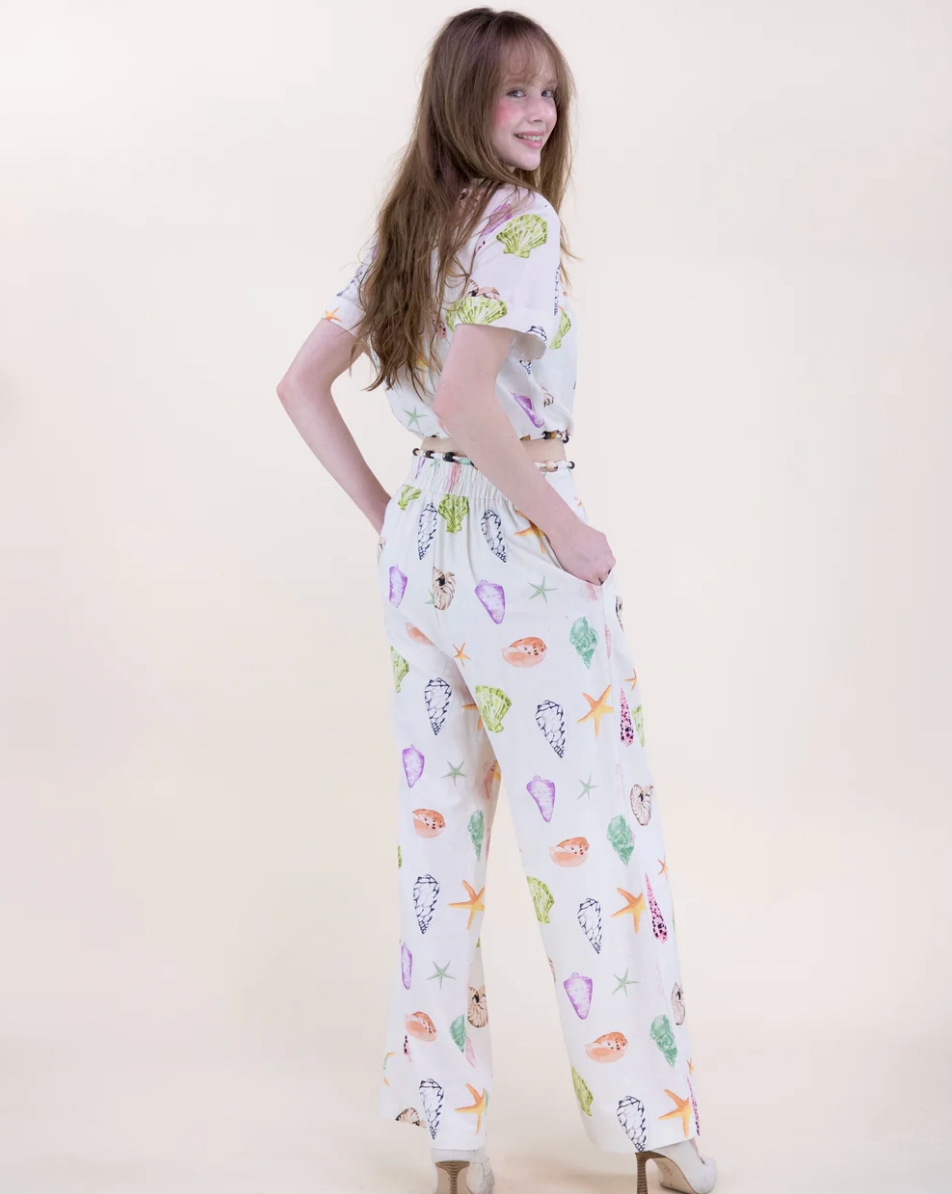 Sunwashed Seashells Pants