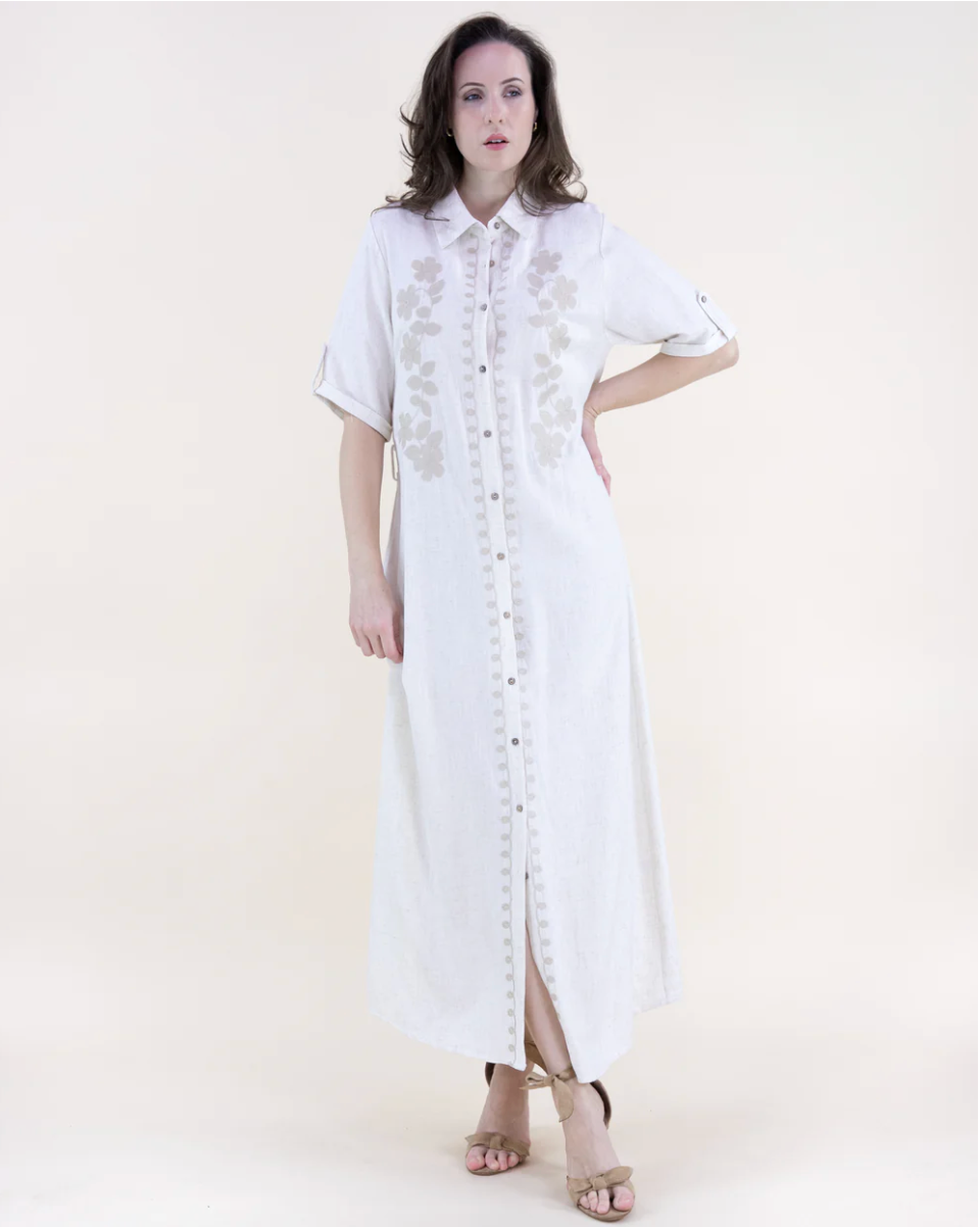 Wild Shoreline Shirt Dress