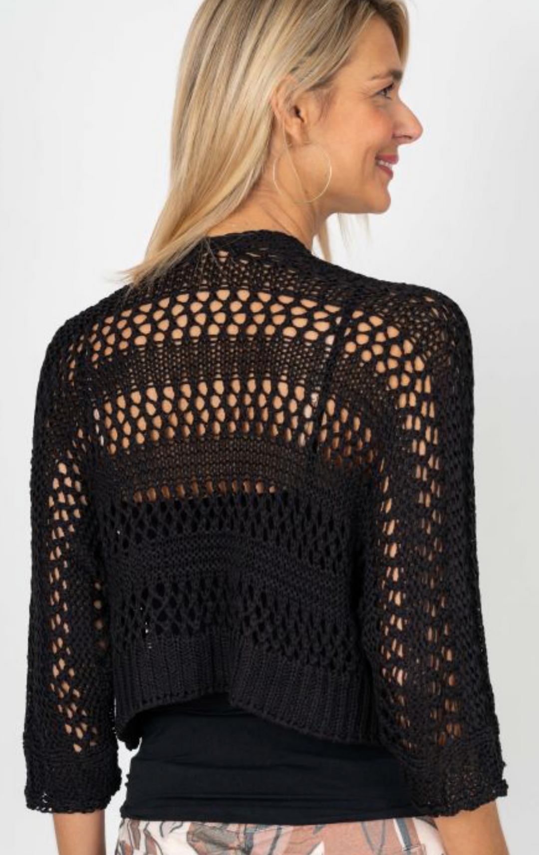 Collette Crochet Cardigan, One Size