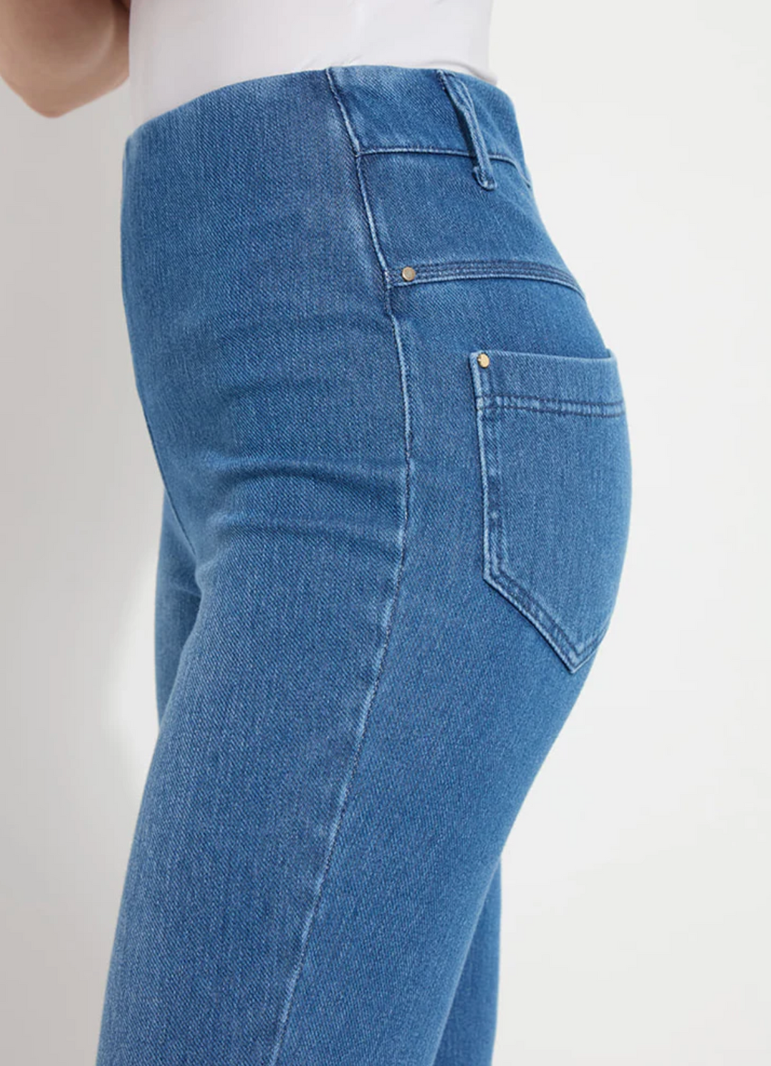 Scallop Edge Ankle Baby Bootcut Pant