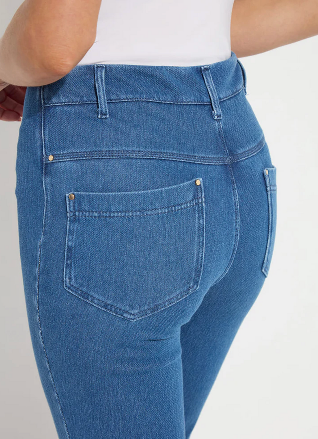 Scallop Edge Ankle Baby Bootcut Pant