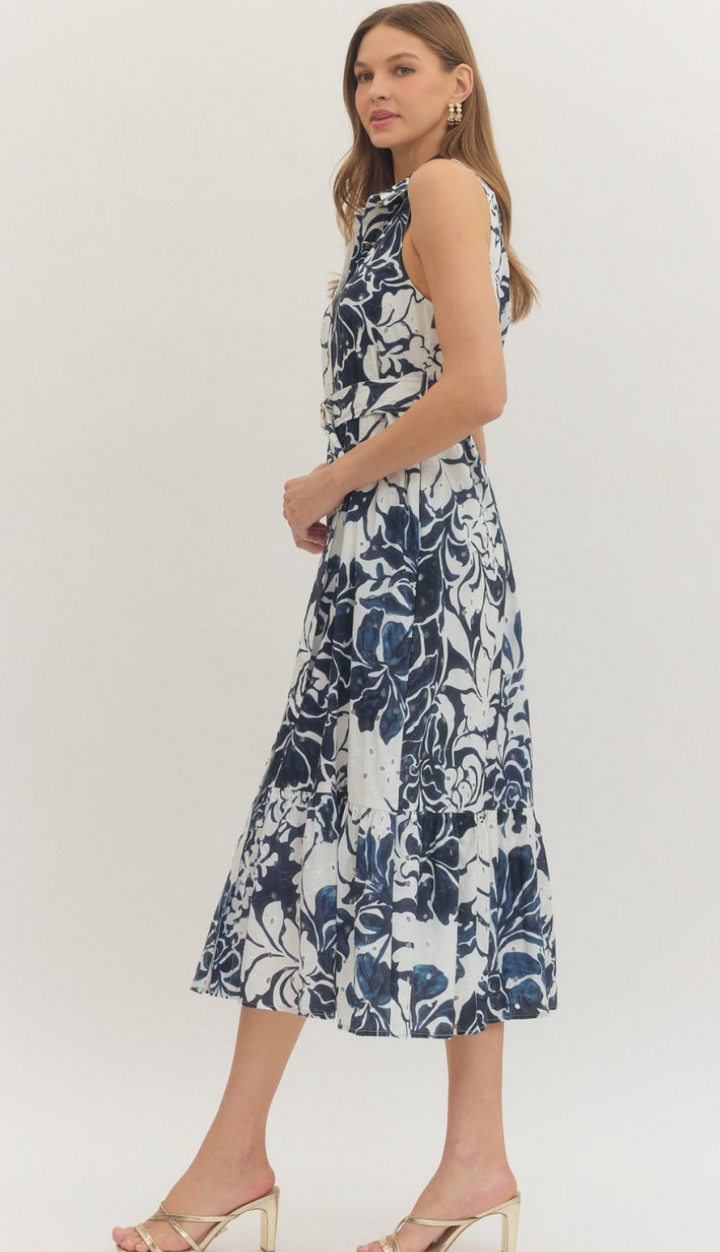 Blue Harbor Midi Dress