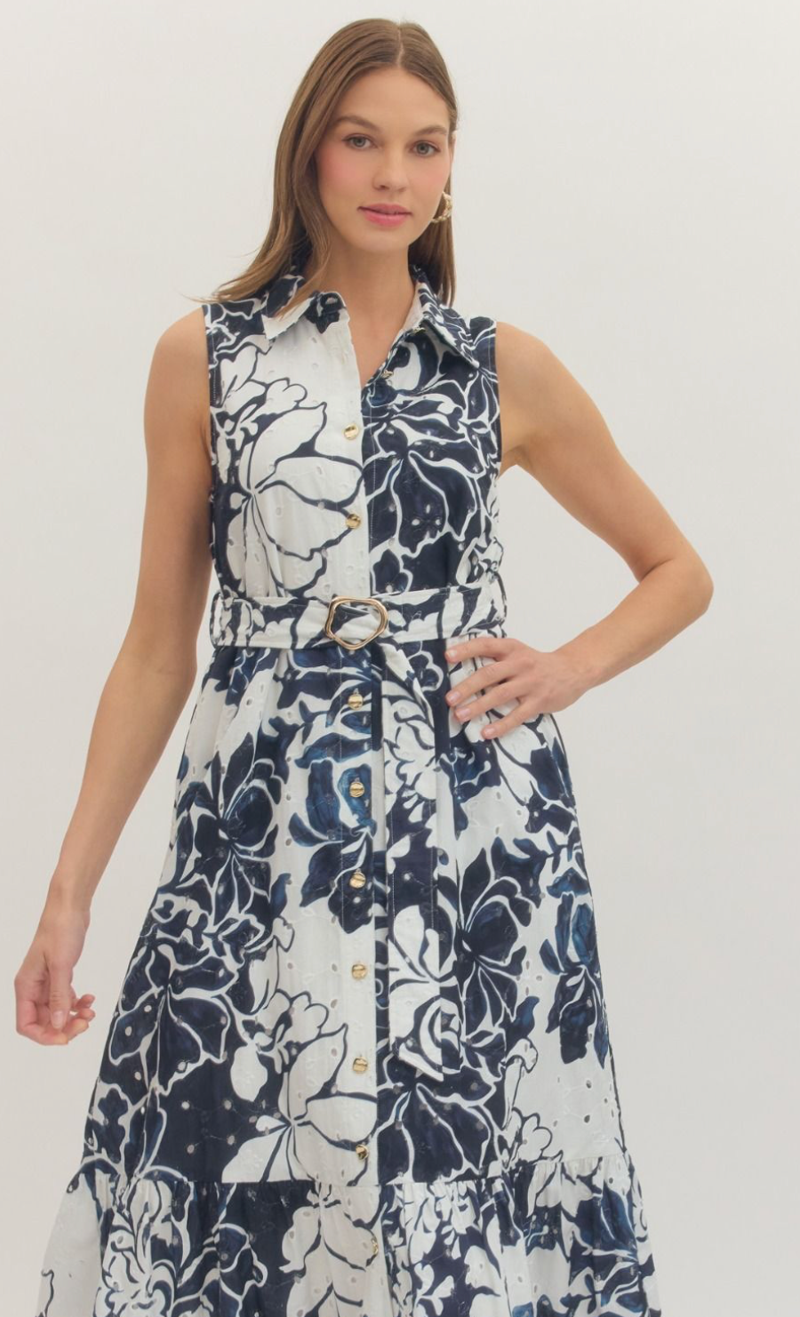 Blue Harbor Midi Dress