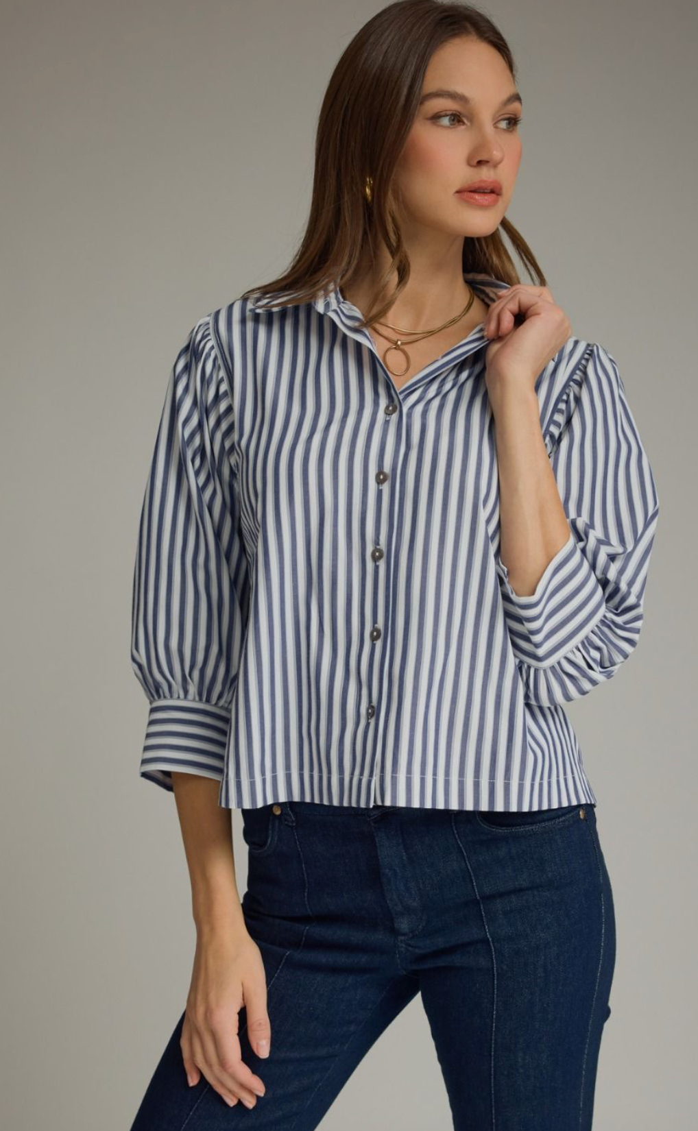 Penny Striped Blouse