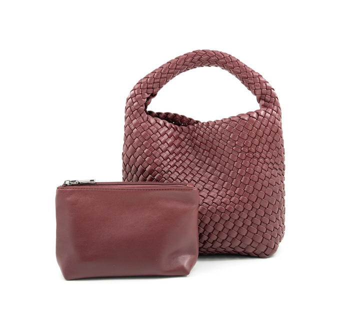 Soho Woven Mini Hobo Bag