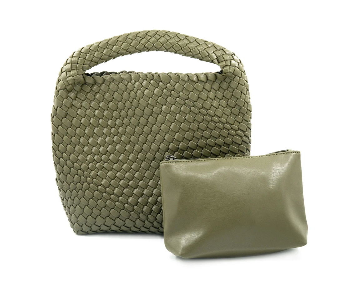 Soho Woven Mini Hobo Bag