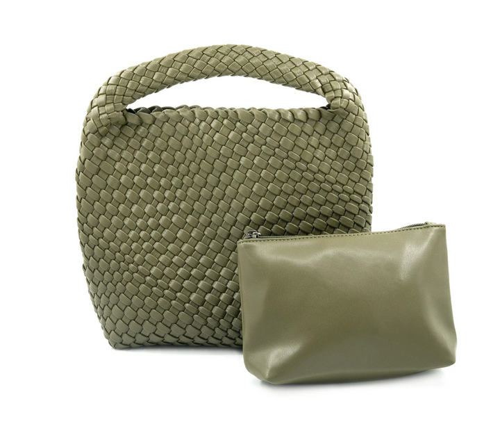 Soho Woven Mini Hobo Bag