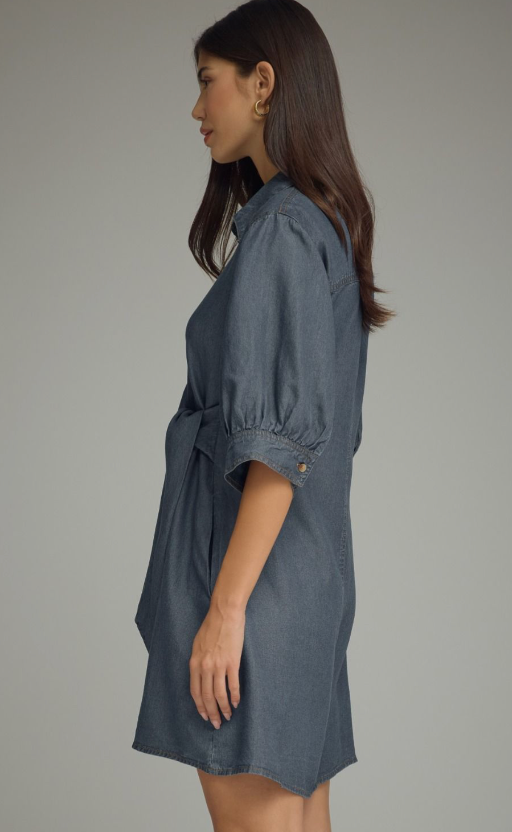 Belted Beauty Denim Dress