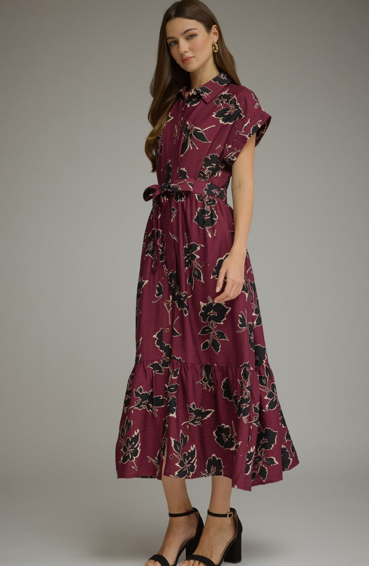 Autumn Bloom Maxi Dress