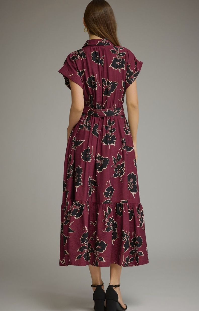 Autumn Bloom Maxi Dress