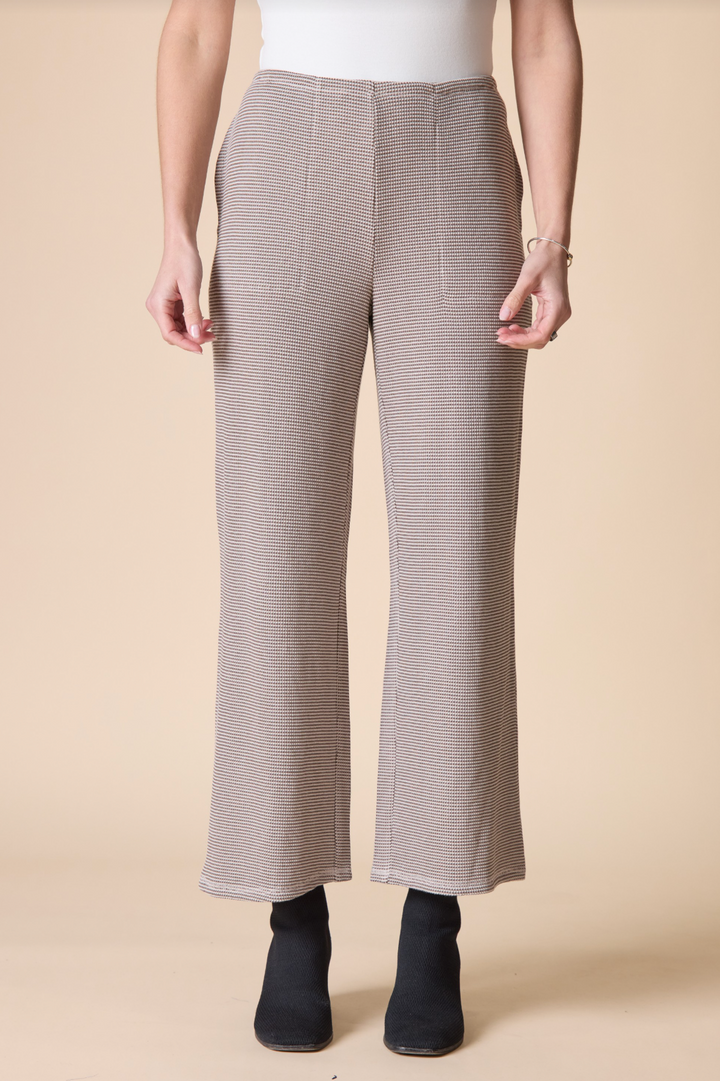 Opposites Attract Crop Pant in Dove — front view