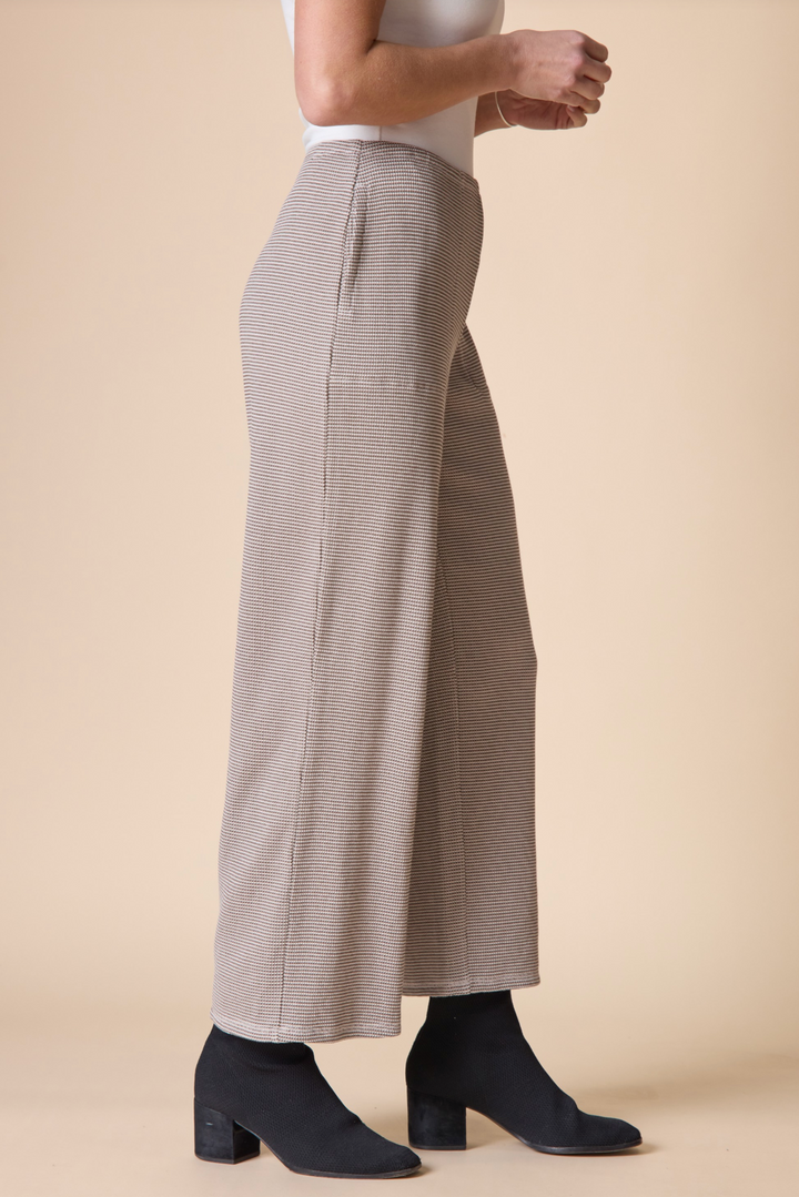 Opposites Attract Crop Pant in Dove — back view