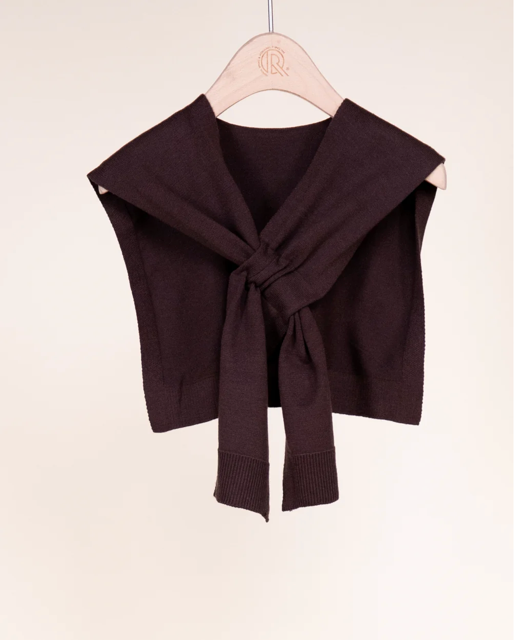 Preppy Mock Sweater Shawl