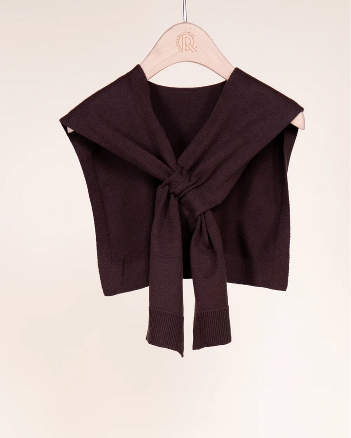Preppy Mock Sweater Shawl