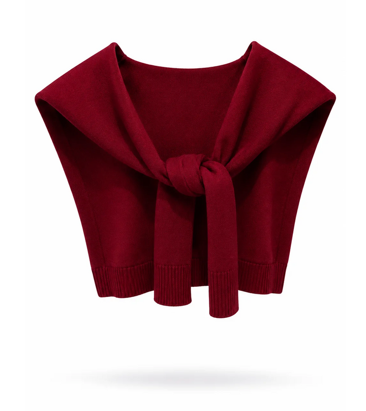 Preppy Mock Sweater Shawl