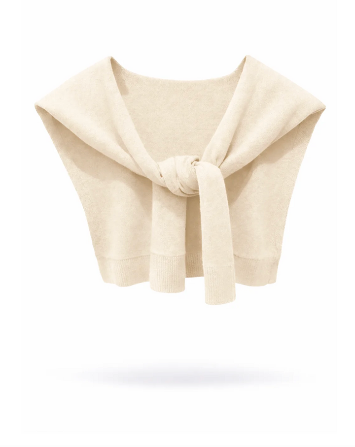 Preppy Mock Sweater Shawl