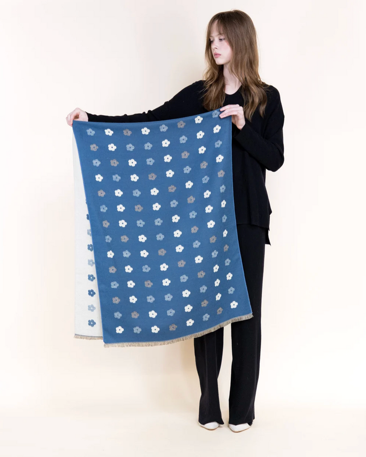 Petite Petunia Scarf in turquoise by Original, front view
