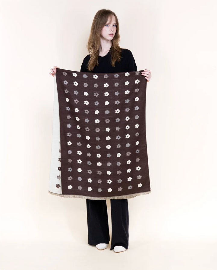 Petite Petunia Scarf in brown by Original, front view