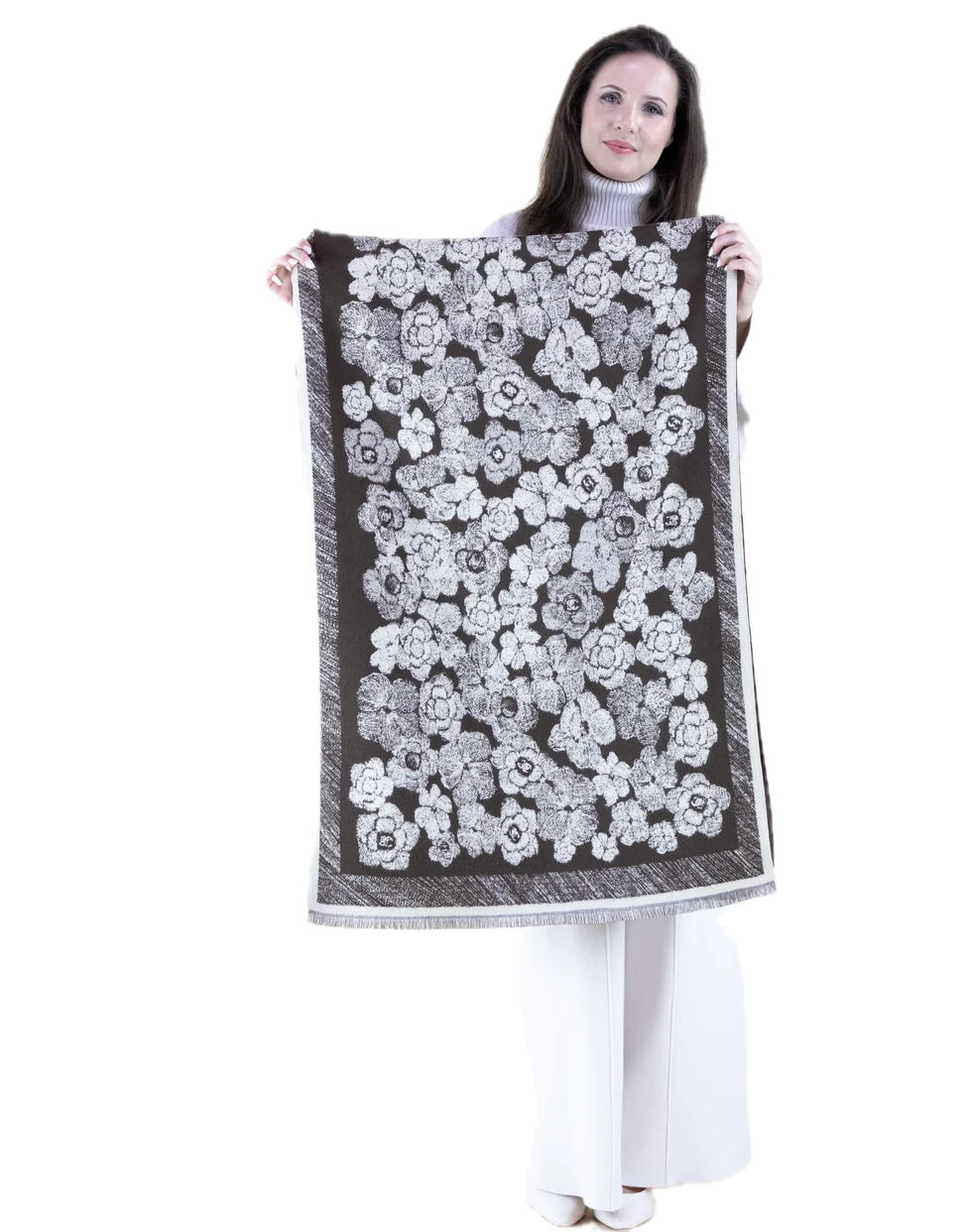 Rosette Bouquet Scarf by Original, front view